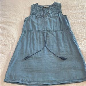 Light blue, light weight loft dress. Small